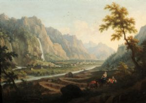 Vittorio Amedeo Cignaroli und Angelo Cignaroli (Turin, 1730-1800; Turin, 1767-1841/1842) - Landschaften VERKAUFT